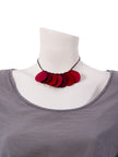 Halskette Celeste Rot - La Tagua Nuss