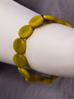 Armband Fichipu Gelb/Grün - La Tagua Nuss