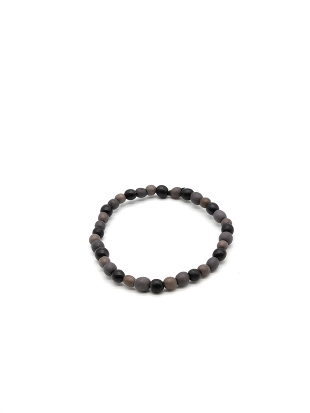 Armband Chirapu Dunkelgrau Mix - aus den Chirilla-Samen von La Tagua