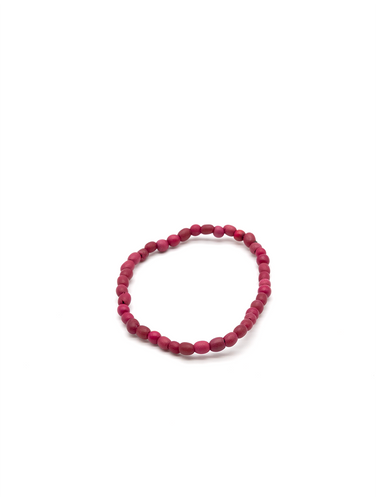 Armband Chirapu Fuchsiarot - aus den Chirilla-Samen von La Tagua