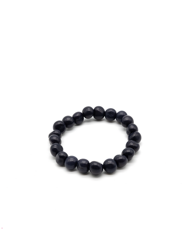 Armband Azaipu Dunkelblau - aus den Azai Palmensamen von La Tagua