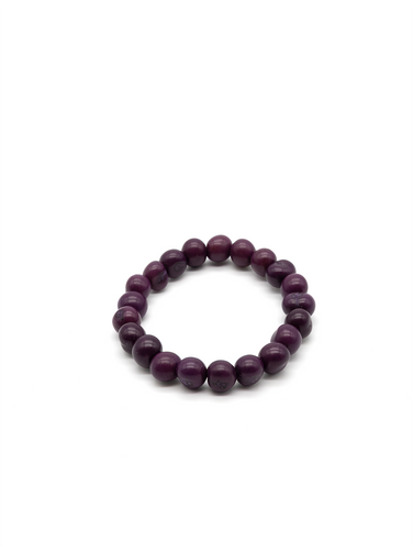 Armband Azaipu Dunkellila - aus den Azai Palmensamen von La Tagua