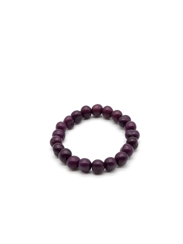 Armband Azaipu Dunkellila - aus den Azai Palmensamen von La Tagua