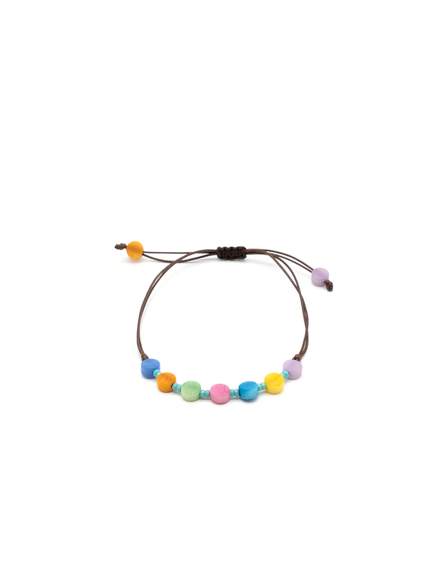 Armband Corapu Bunt Pastel - La Tagua Nuss