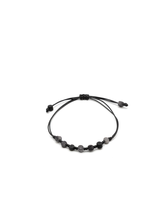 Armband Corapu Grau Mix - La Tagua Nuss