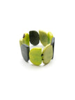 Armband Ecuapu Grün-Mix - La Tagua Nuss