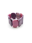 Armband Ecuapu Lila-Mix - La Tagua Nuss