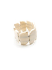 Armband Ecuapu Weiss - La Tagua Nuss