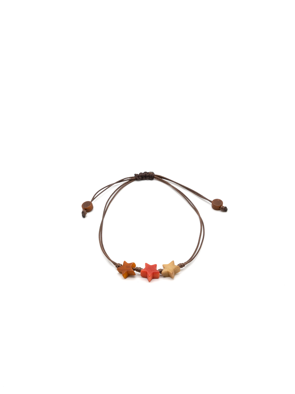 Armband Estrapu Braun Mix - La Tagua Nuss
