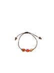 Armband Estrapu Braun Mix - La Tagua Nuss