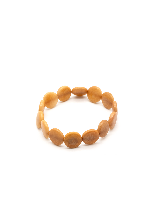 Armband Fichipu Beige - La Tagua Nuss