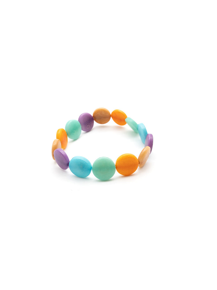 Armband Fichipu Bunt Pastel - La Tagua Nuss