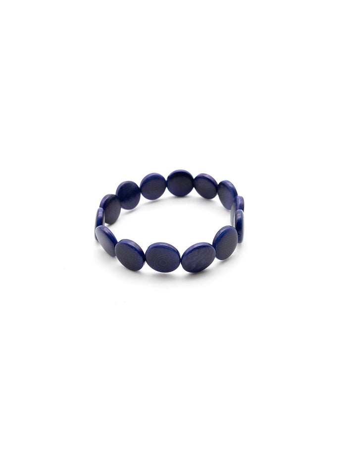 Armband Fichipu Dunkelblau - La Tagua Nuss