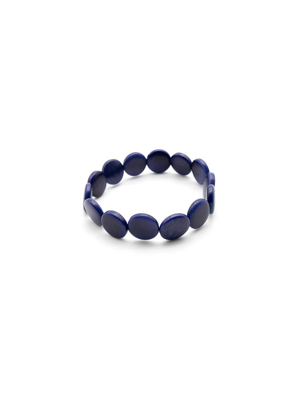 Armband Fichipu Dunkelblau - La Tagua Nuss