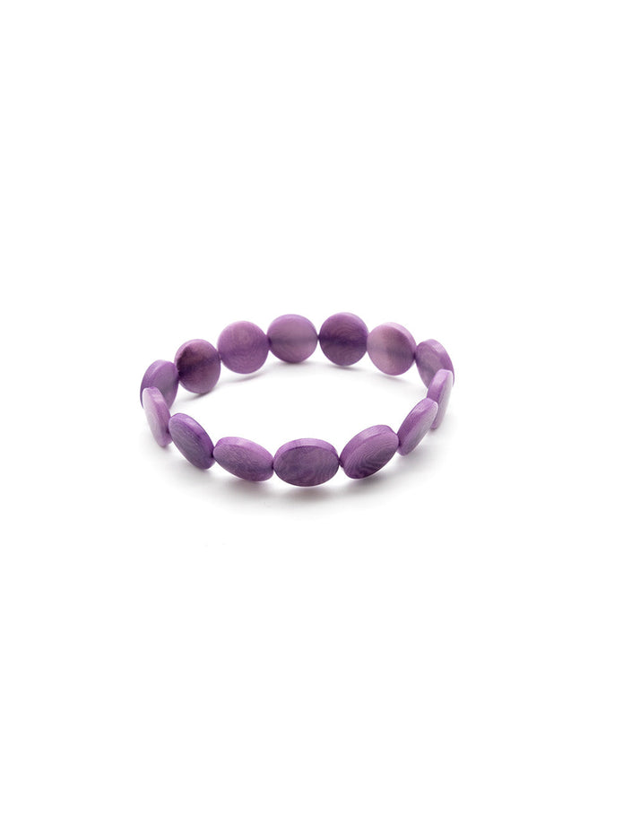 Armband Fichipu Lila- La Tagua Nuss