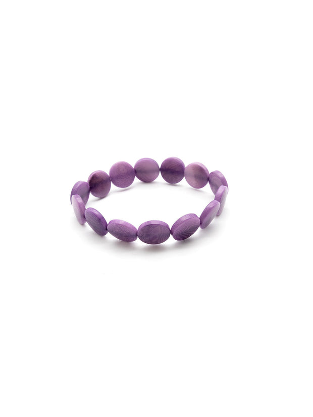 Armband Fichipu Lila- La Tagua Nuss