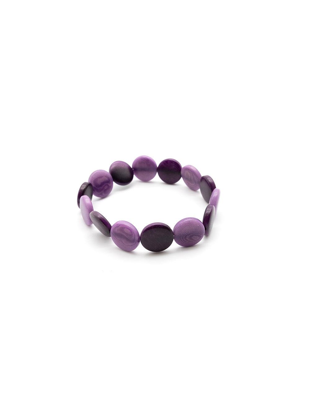Armband Fichipu Lila Mix - La Tagua Nuss