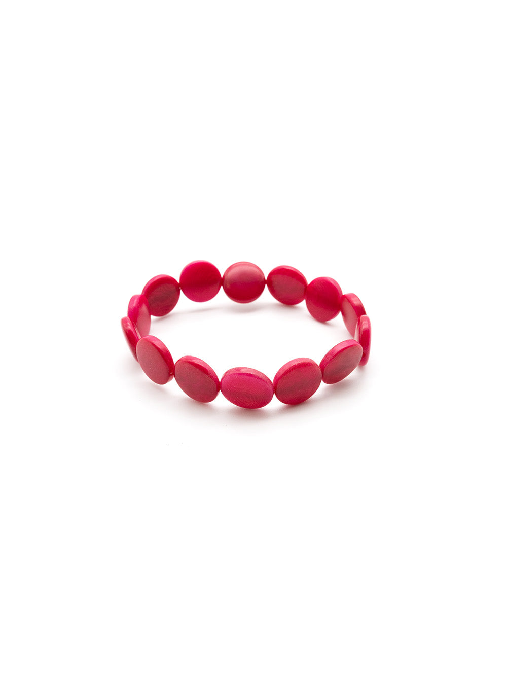 Armband Fichipu Fuchsiarot - La Tagua Nuss