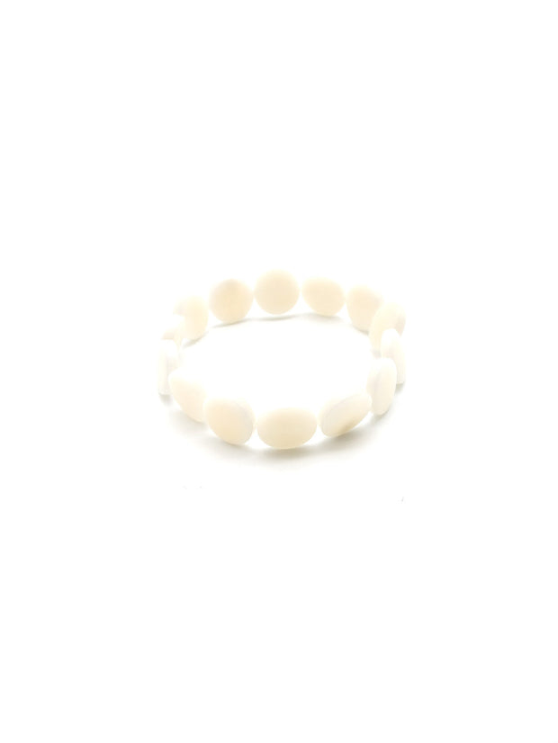 Armband Fichipu Weiss - La Tagua Nuss
