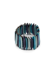 Armband Palitos Blau Mix - La Tagua Nuss