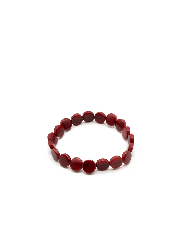 Armband Pitipu Bordeaux - La Tagua Nuss