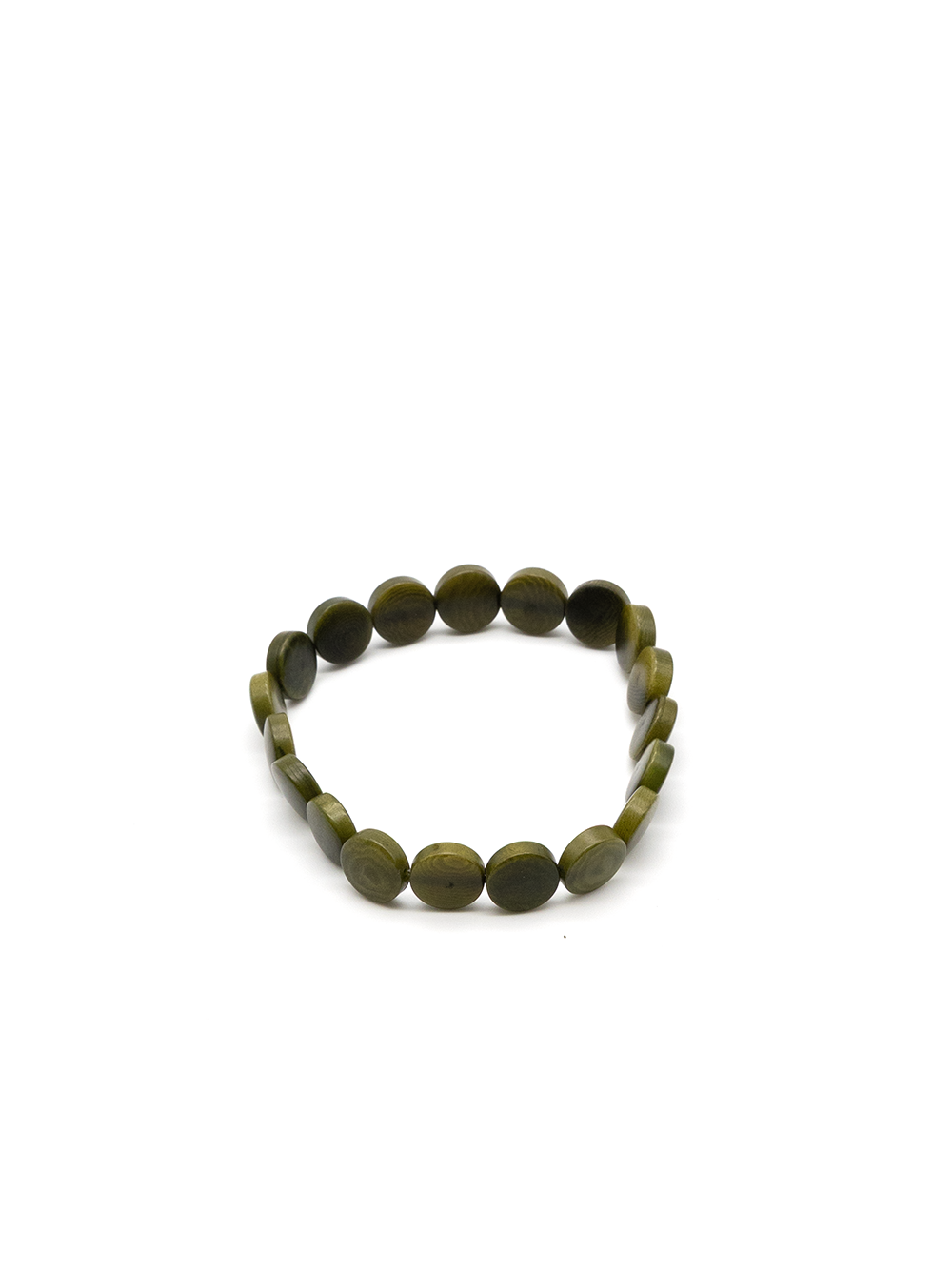 Armband Pitipu Dunkelgrün - La Tagua Nuss