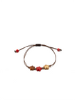 Armband Rositapu Braun Mix - La Tagua Nuss