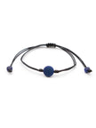 Armband Topu Dunkelblau - La Tagua Nuss