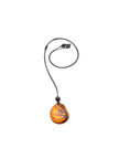 Halskette Zebra Orange - La Tagua Nuss