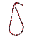 Halskette Azaicua Rot - La Tagua Nuss & Azai Palmensamen