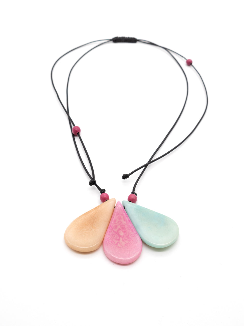 Halskette Lilia Bunt Pastel - La Tagua Nuss