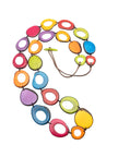 Halskette Nina Bunt - La Tagua Nuss
