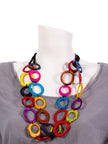 Halskette Dodo Bunt - La Tagua Nuss