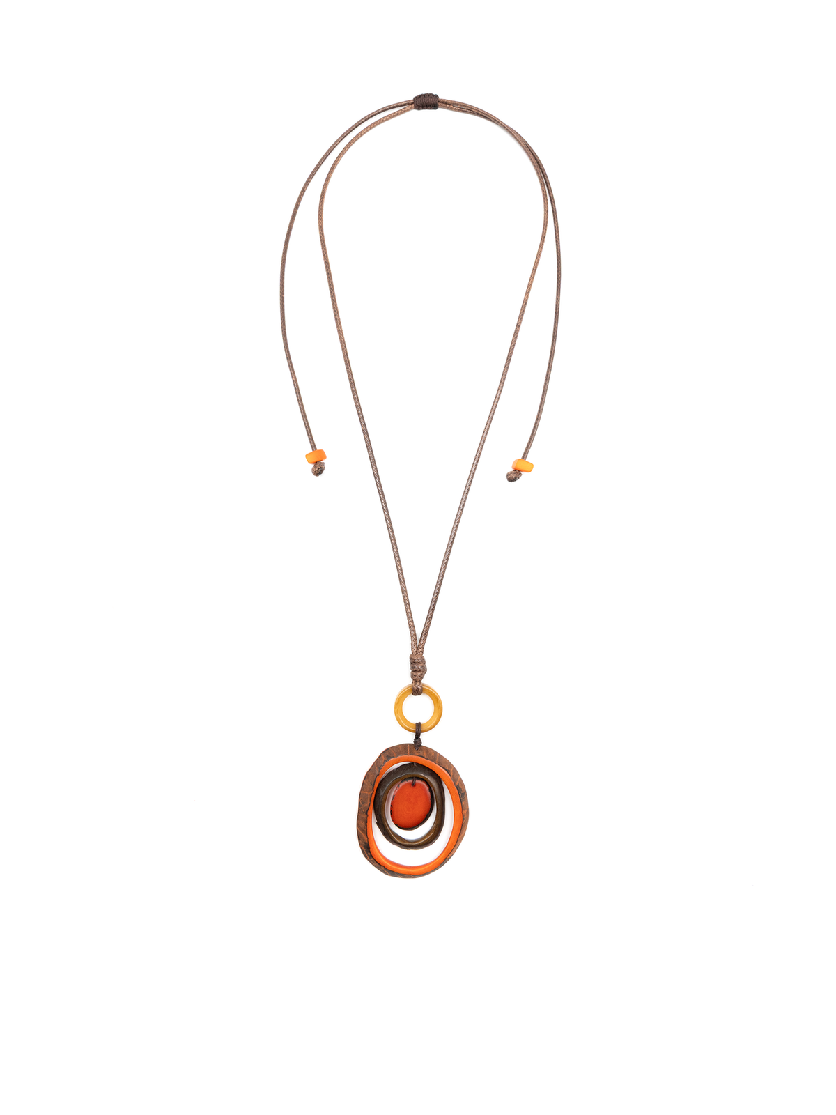 Halskette Ana Orange - La Tagua Nuss