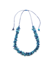 Halskette Trenza Blau - Melonenkerne - La Tagua