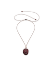 Halskette Zaina Bordeaux - La Tagua Nuss