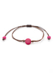 Armband Topu Fuchsiarot - La Tagua Nuss
