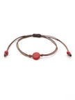 Armband Topu Rot - La Tagua Nuss