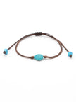 Armband Topu Hellblau - La Tagua Nuss