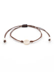 Armband Topu Weiss - La Tagua Nuss