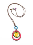 Halskette Ana Bunt - La Tagua Nuss