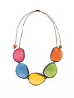 Halskette Carmen Bunt - La Tagua Nuss