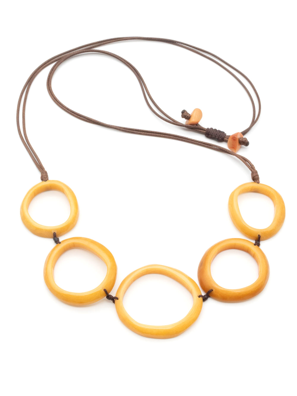 Halskette Samy Beige - La Tagua Nuss