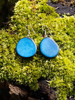 Ohrringe Carlaret Blau - La Tagua Nuss Silber