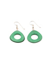 Ohrringe Doniret Mint - La Tagua Nuss Ohrringe Silber