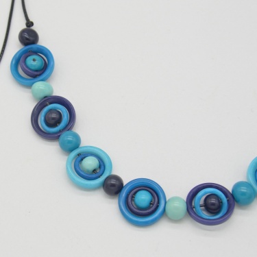 Lili Turquoise and Dark blue