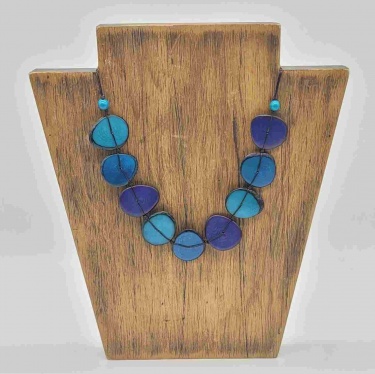 Mirna short Turquoise and Dark blue