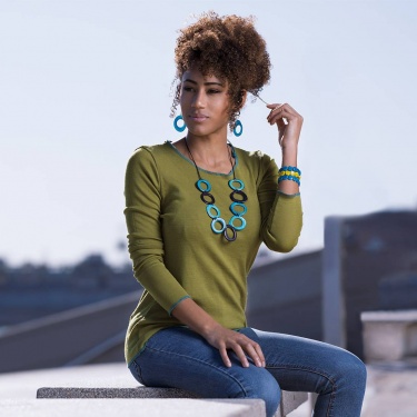 Doni Turquoise and Dark blue